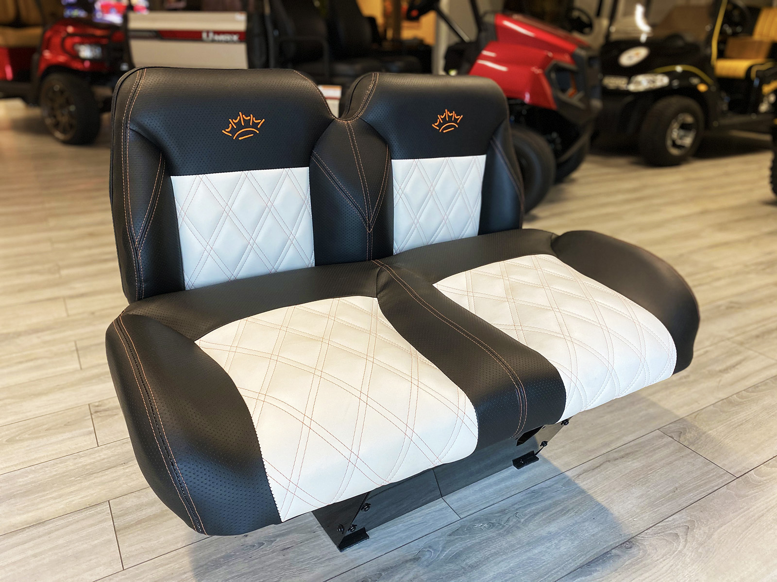 Suite Seats - Fully Custom Golf Cart Seat Cushions - CLUB CAR