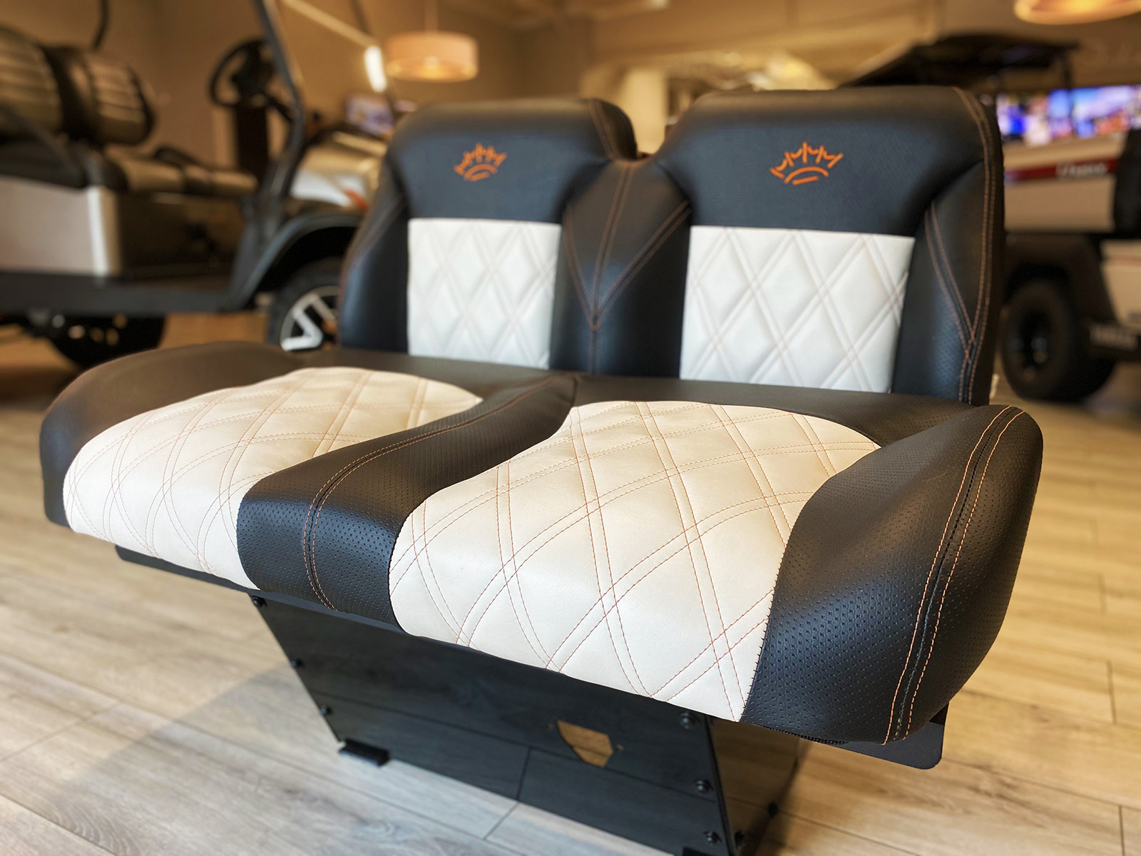 Suite Seats - Fully Custom Golf Cart Seat Cushions - CLUB CAR