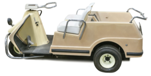 Elvis Golf Cart side