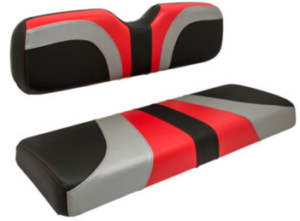 Red Dot Golf Cart Seat Cover