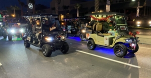 Golf Cart Parade in Charleston, SC